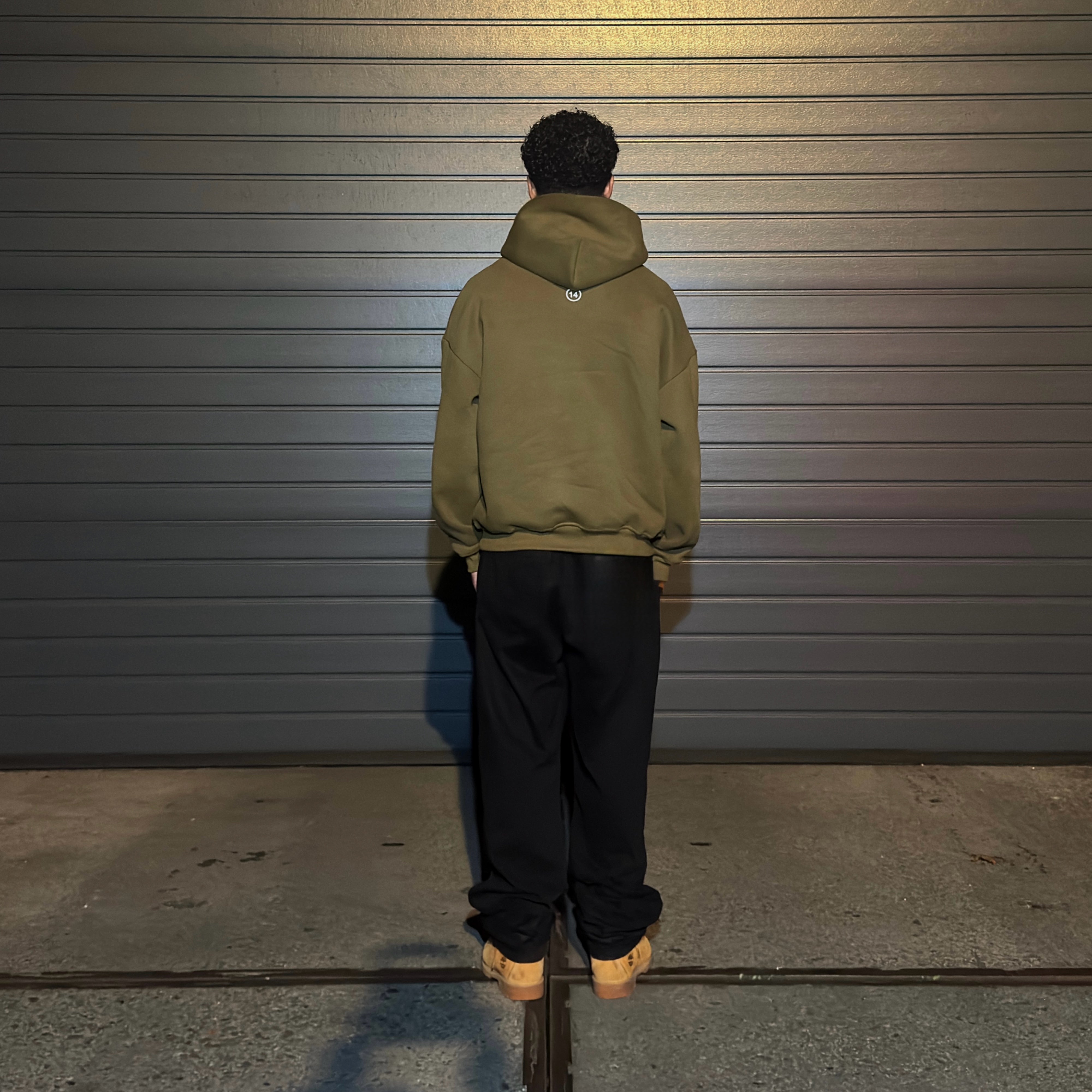 GOD BLESS HOODIE - OLIVE