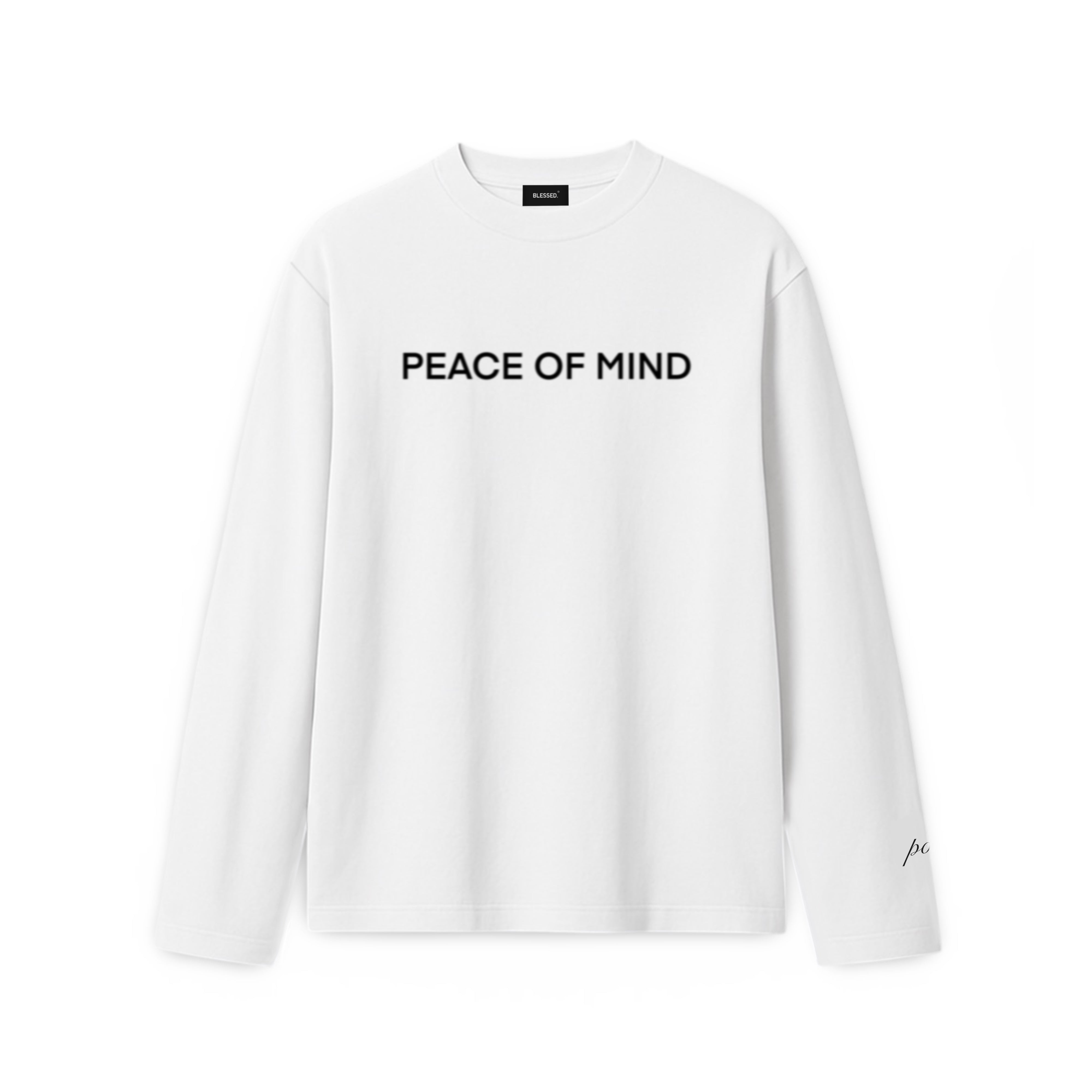 POM LONG SLEEVE - WHITE