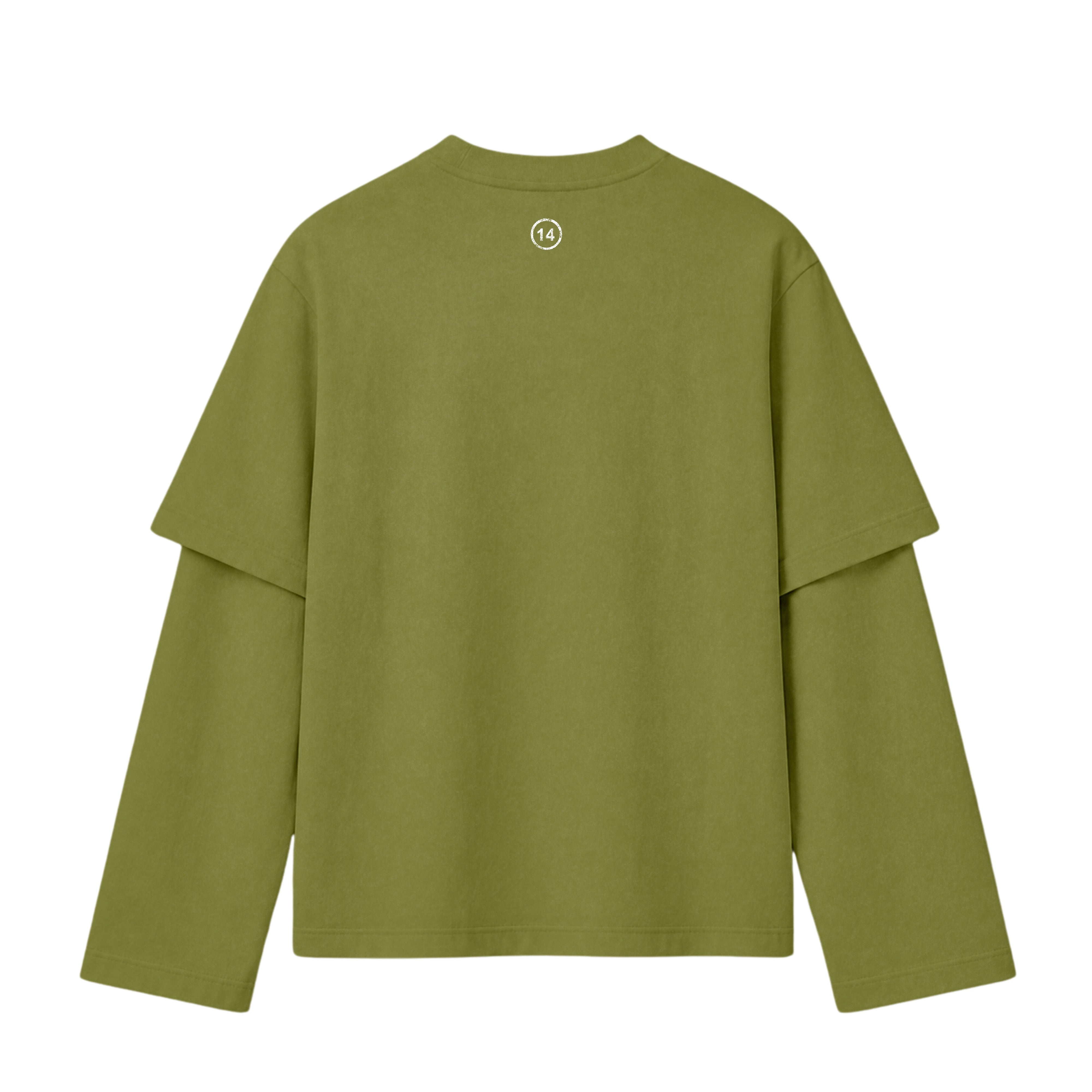 SIGNATURE DOUBLE LAYERED LONG SLEEVE - OLIVE