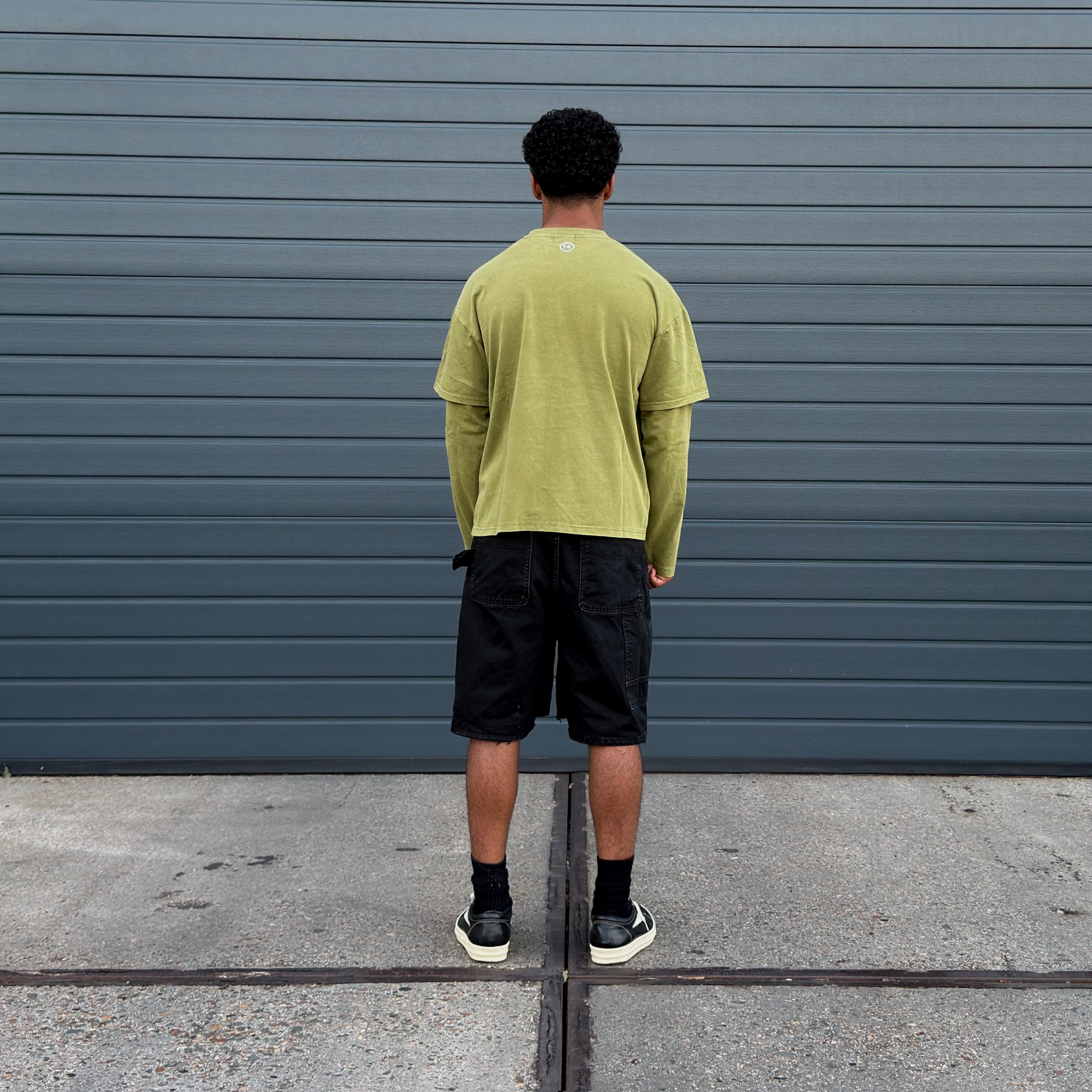 SIGNATURE DOUBLE LAYERED LONG SLEEVE - OLIVE