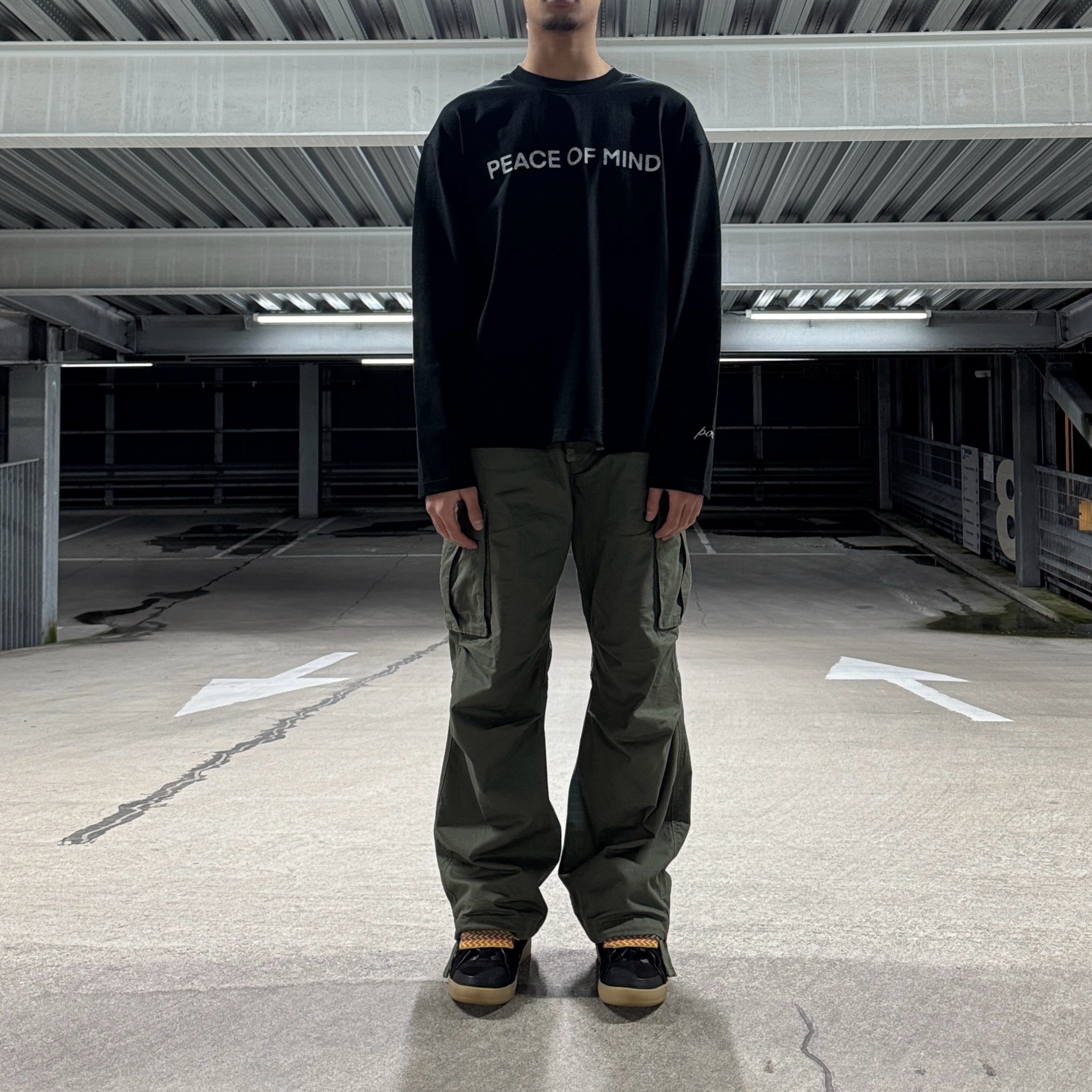 POM LONG SLEEVE - BLACK