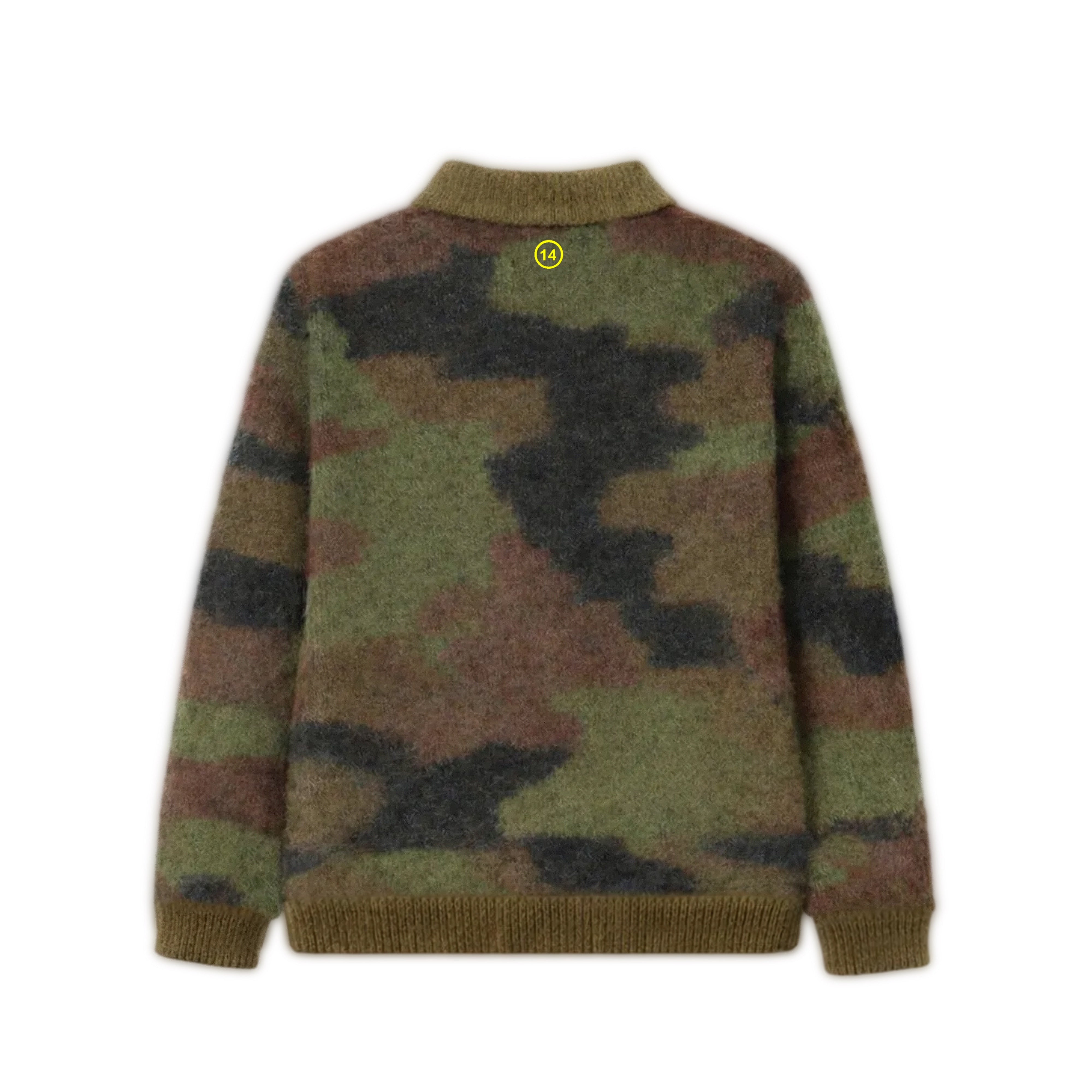 MOHAIR POLO - CAMO