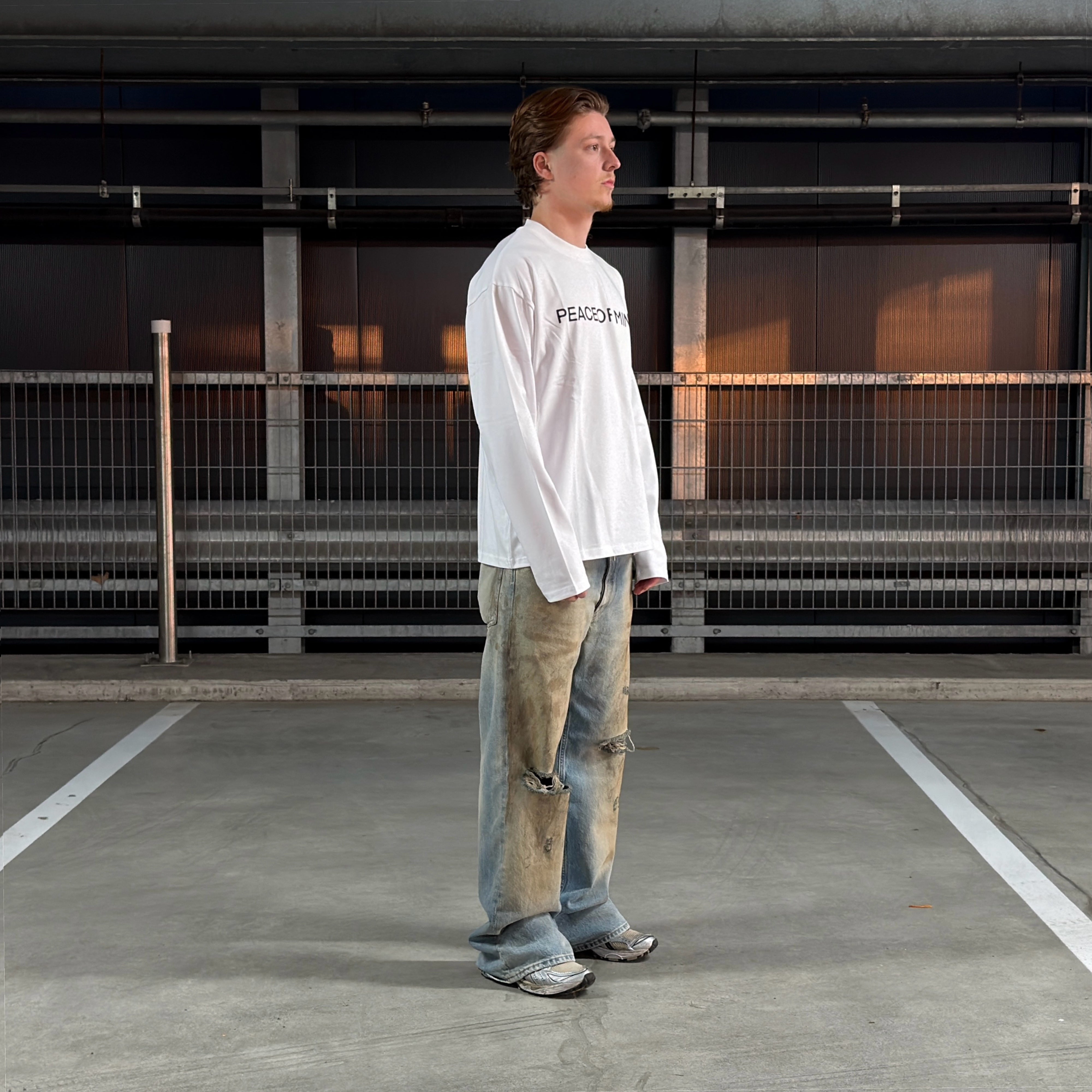 POM LONG SLEEVE - WHITE