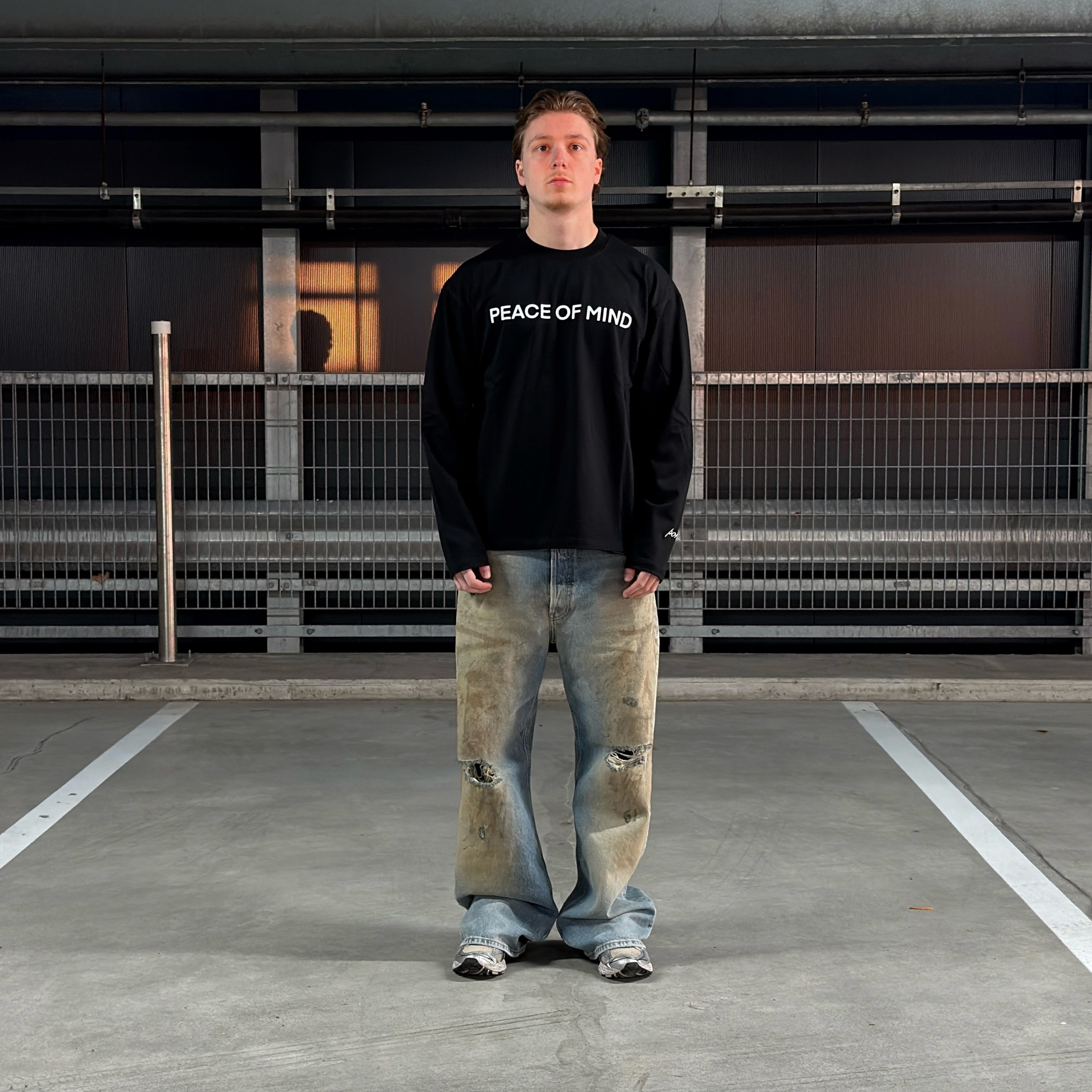 POM LONG SLEEVE - BLACK