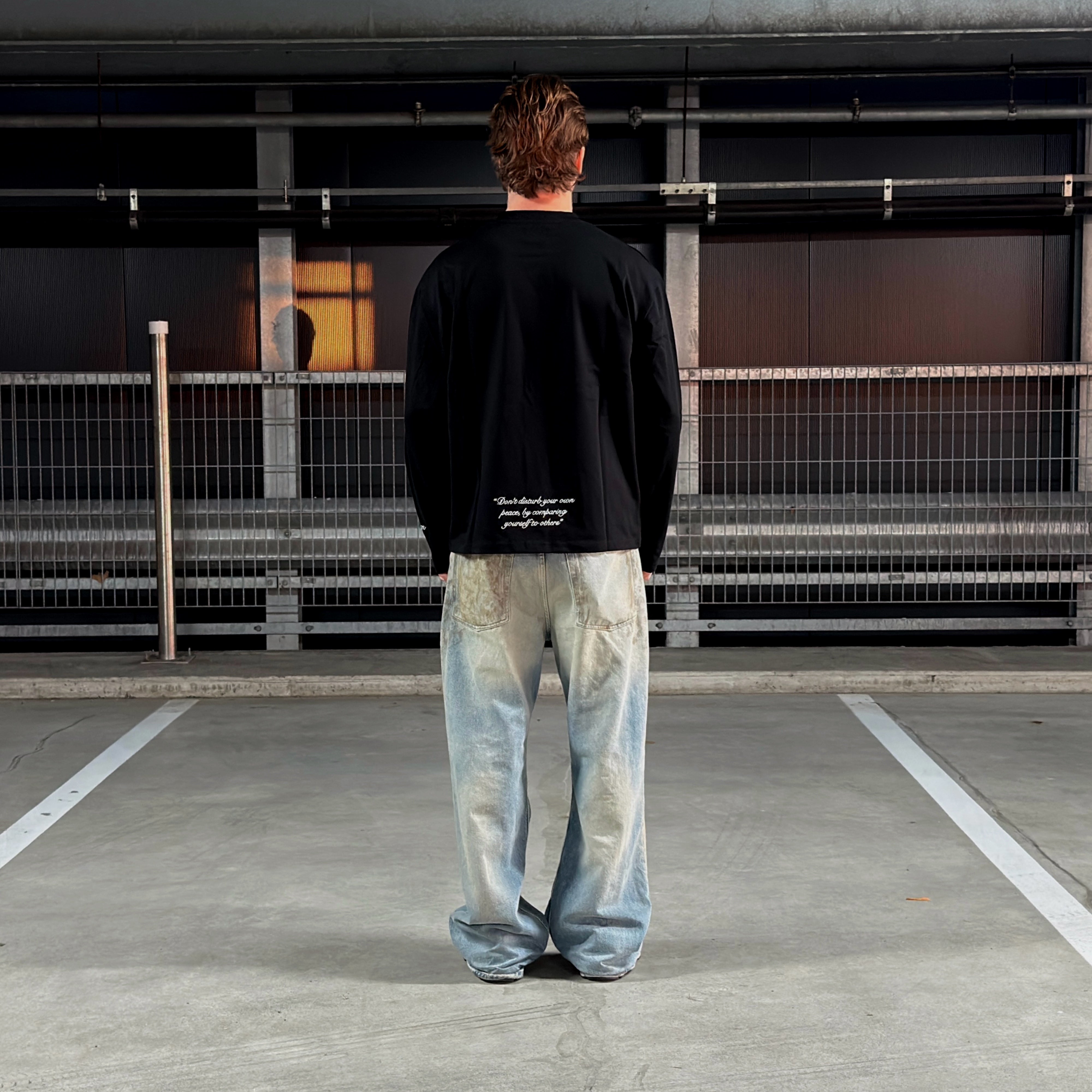 POM LONG SLEEVE - BLACK